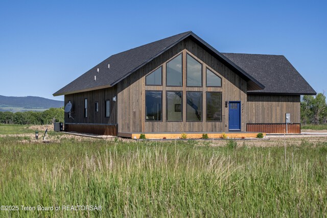 4444 Tails Down Rd, Tetonia, ID 83452 - view of side of home with a mountain view