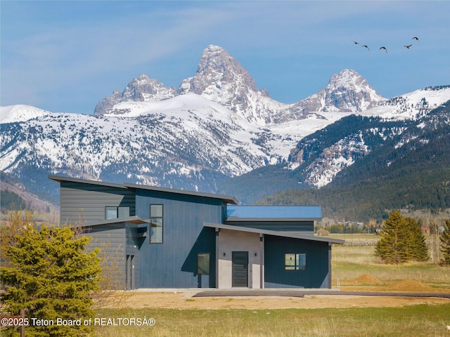 1404 Canyon Sunrise, Driggs, ID 83422 - view of front facade featuring a mountain view