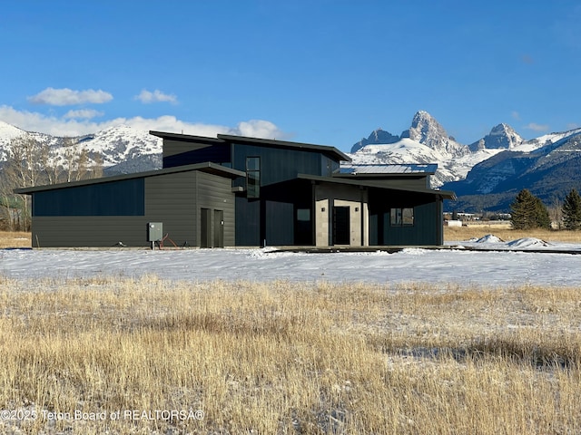 1404 Canyon Sunrise, Driggs, ID 83422 - view of front of home with a mountain view