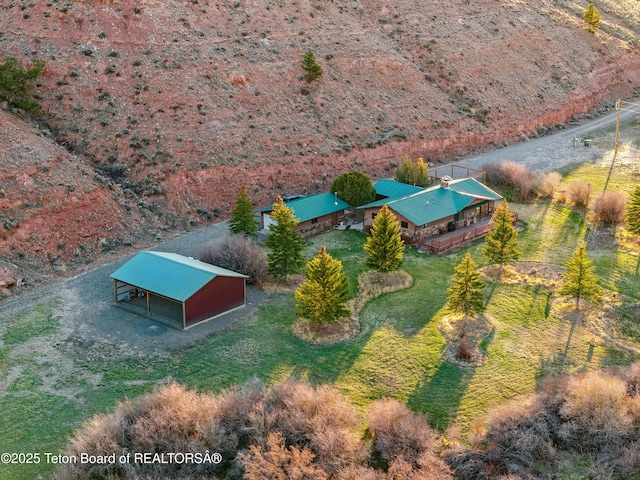9 Warm Springs Rd, Dubois, WY 82513 - birds eye view of property
