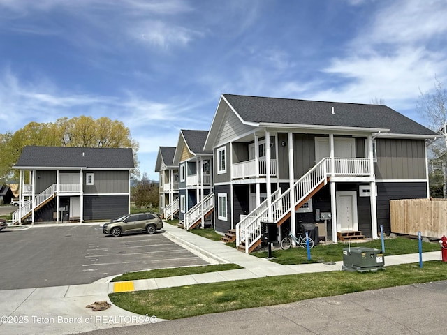 650 Centennial Mountain St, Driggs, ID 83422 - view of building exterior featuring stairs and uncovered parking