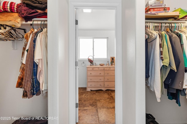 view of closet