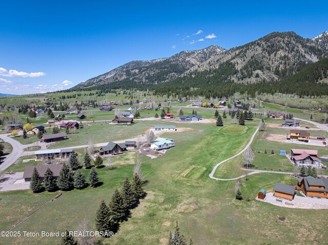 drone / aerial view of mountains