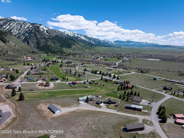 52 Solitude Cir, Star Valley Ranch, WY 83127 - aerial view of property's location featuring mountains