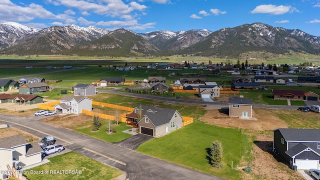 350 Little Greys Loop, Etna, WY 83118 - aerial view of residential area with a mountain backdrop