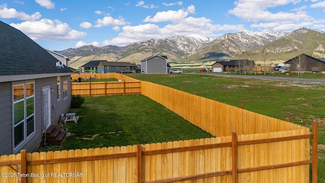 350 Little Greys Loop, Etna, WY 83118 - view of yard with a mountain view