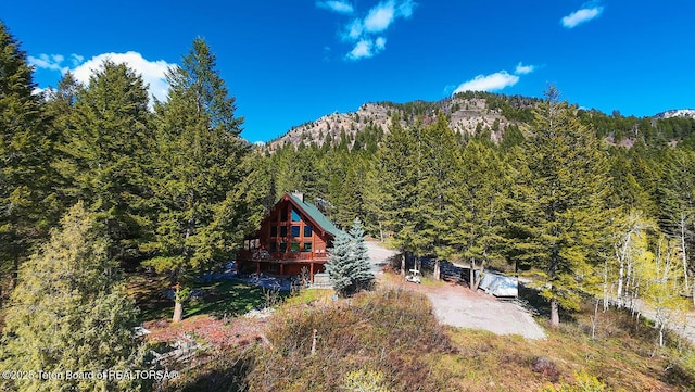 109 Redwood Rd, Star Valley Ranch, WY 83127 - mountain view with a forest