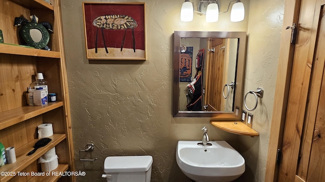 2435 Steelhead Dr, Tetonia, ID 83452 - half bath with toilet and a sink