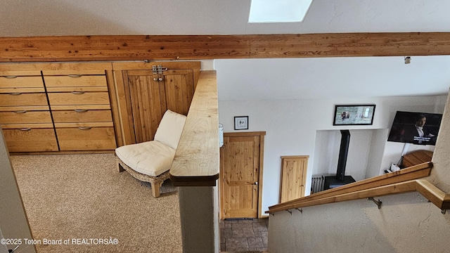 2435 Steelhead Dr, Tetonia, ID 83452 - living area featuring a skylight