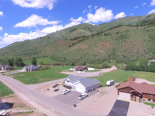 543 Rockbridge Dr, Afton, WY 83110 - view of subject property with a mountain backdrop