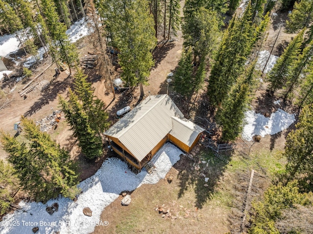 2 Porcupine Cir, Dubois, WY 82513 - aerial view of property and surrounding area