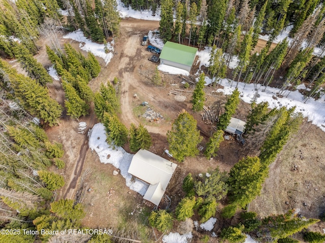 2 Porcupine Cir, Dubois, WY 82513 - aerial view of property and surrounding area