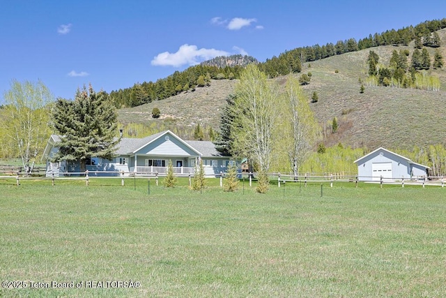 51 Buckaroo Cir, Etna, WY 83118 - view of yard with a view of rural / pastoral area