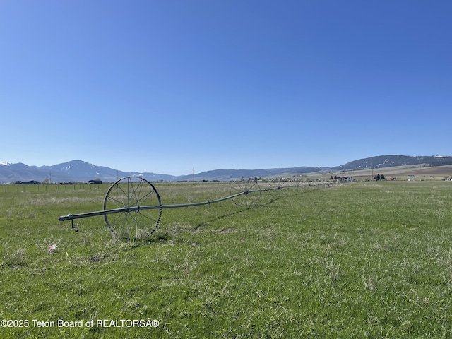 5860 Bitter Creek Rd, Afton, WY 83110 - mountain view with rural landscape