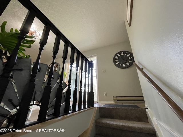 325 1st St N, Cokeville, WY 83114 - stairs with baseboard heating