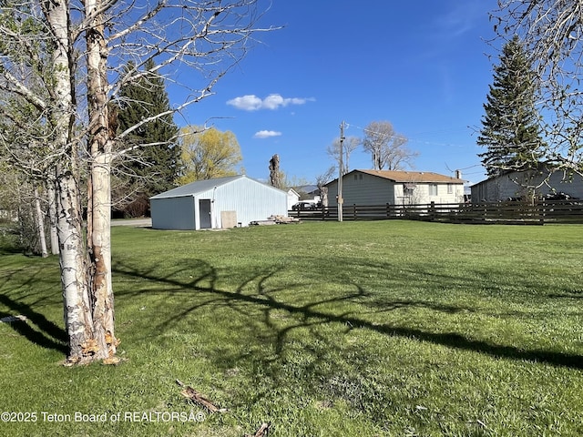 325 1st St N, Cokeville, WY 83114 - view of yard with a pole building and an outdoor structure
