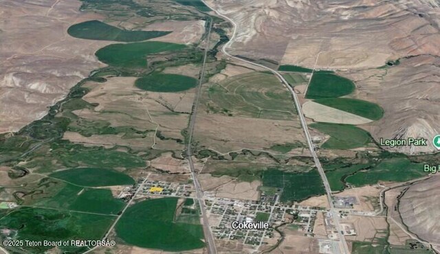 325 1st St N, Cokeville, WY 83114 - aerial map of property and surrounding area