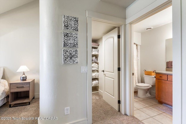 33 Willowbrook Dr, Driggs, ID 83422 - hallway with light colored carpet