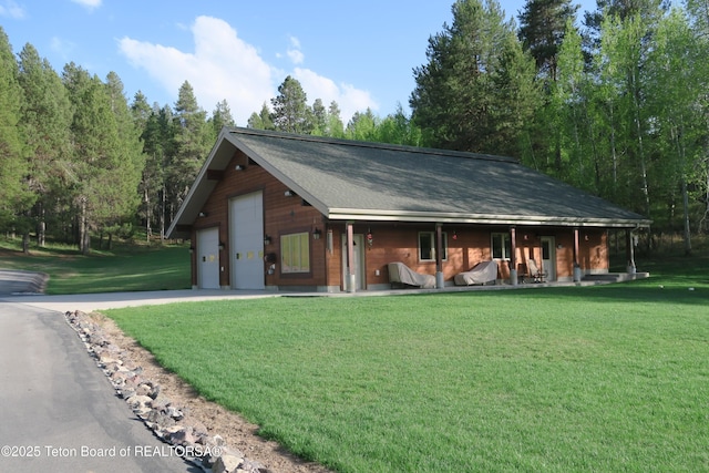 view of horse barn