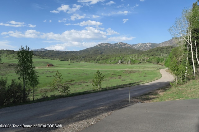 view of mountain backdrop
