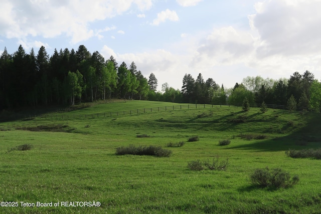 view of local wilderness featuring rural landscape and a pastoral area