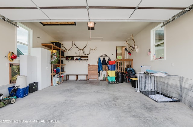 222 River Bench Rd, Alpine, WY 83128 - garage with a garage door opener
