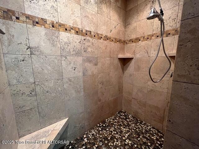 96 Hardman Rd, Star Valley Ranch, WY 83127 - bathroom featuring tiled shower