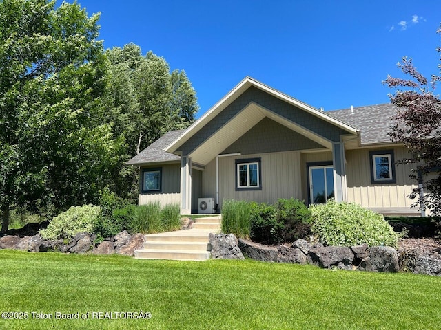 96 Hardman Rd, Star Valley Ranch, WY 83127 - bungalow-style house with a front yard and roof with shingles