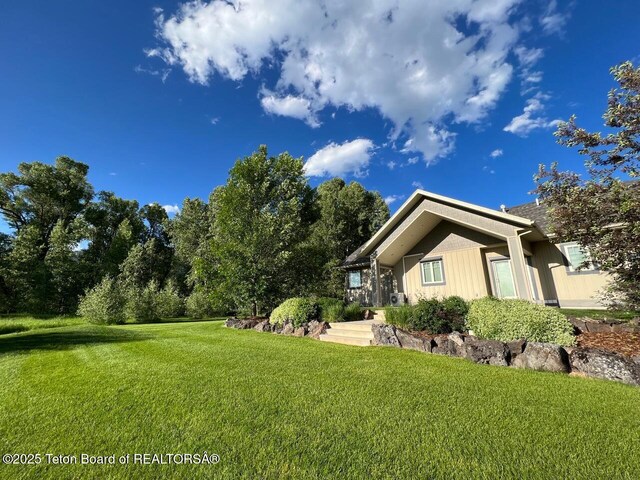 96 Hardman Rd, Star Valley Ranch, WY 83127 - view of grassy yard