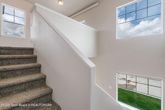68 Alpine Trl Unit 38, Victor, ID 83455 - stairway featuring healthy amount of natural light