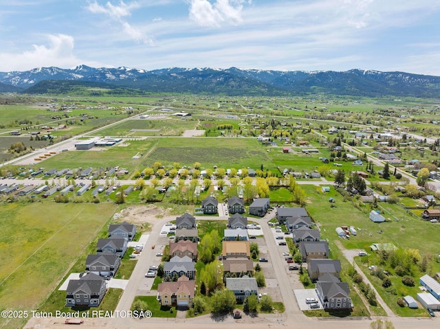 68 Alpine Trl Unit 38, Victor, ID 83455 - aerial view of residential area with a mountain backdrop