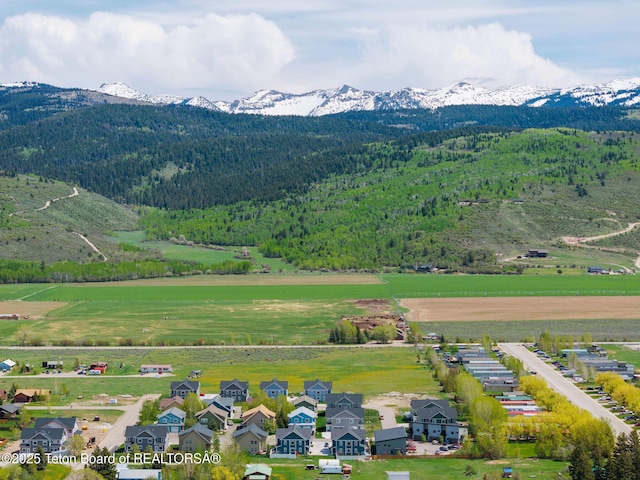 68 Alpine Trl Unit 38, Victor, ID 83455 - aerial view of sparsely populated area featuring a mountain backdrop and a forest