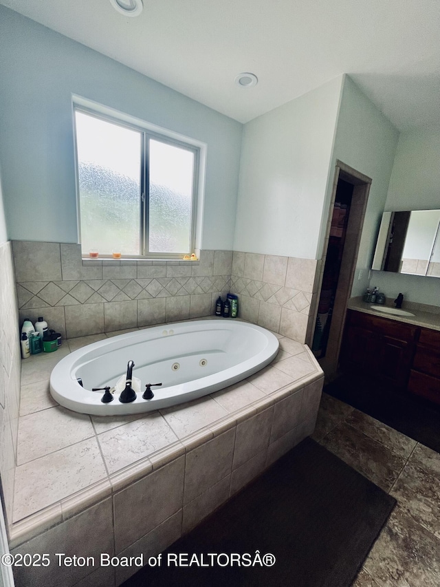 61 Astorian Ln, Smoot, WY 83126 - bathroom with a jetted tub and vanity