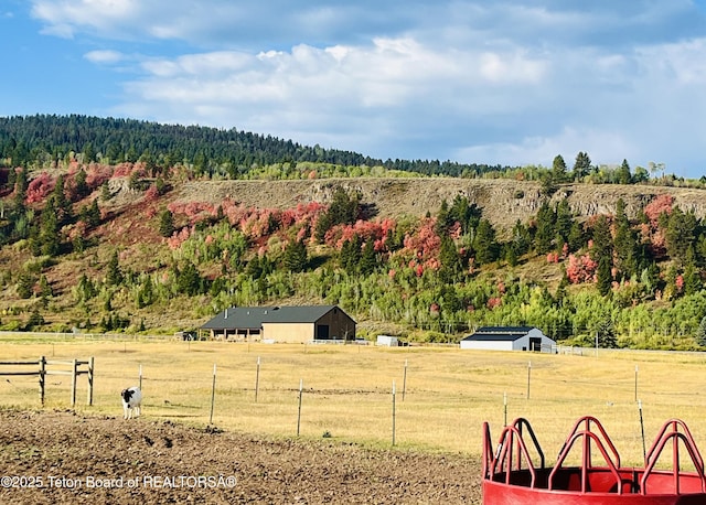 61 Astorian Ln, Smoot, WY 83126 - view of yard with a view of countryside and a wooded view