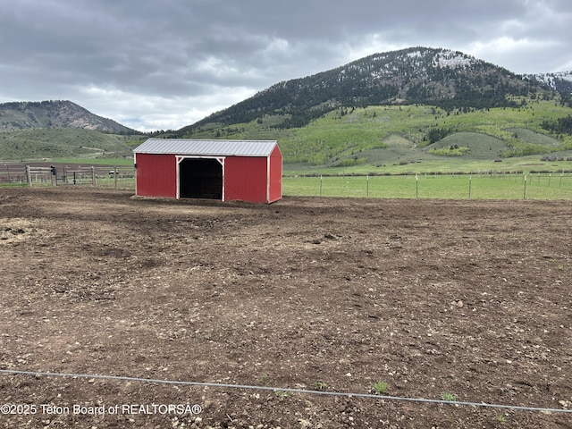 61 Astorian Ln, Smoot, WY 83126 - view of mountain backdrop featuring rural landscape and agricultural land