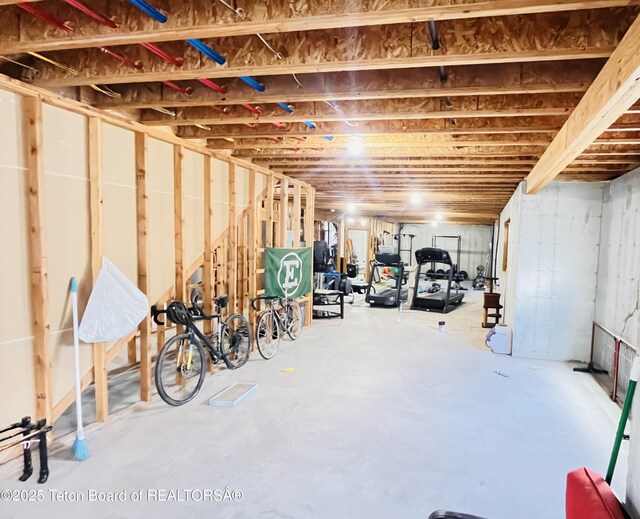 61 Astorian Ln, Smoot, WY 83126 - view of unfinished basement
