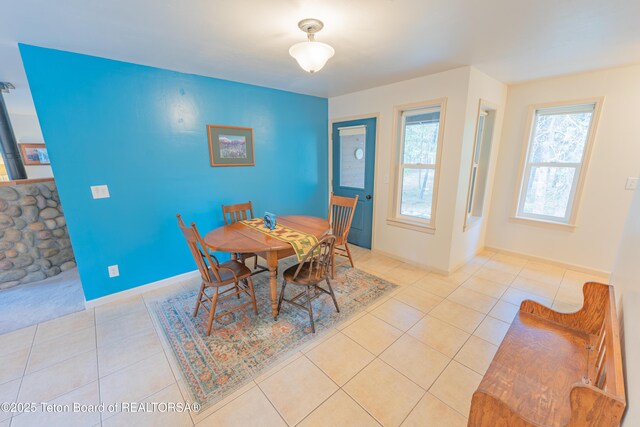 4515 Weslin Trl, Island Park, ID 83429 - tiled dining area featuring baseboards
