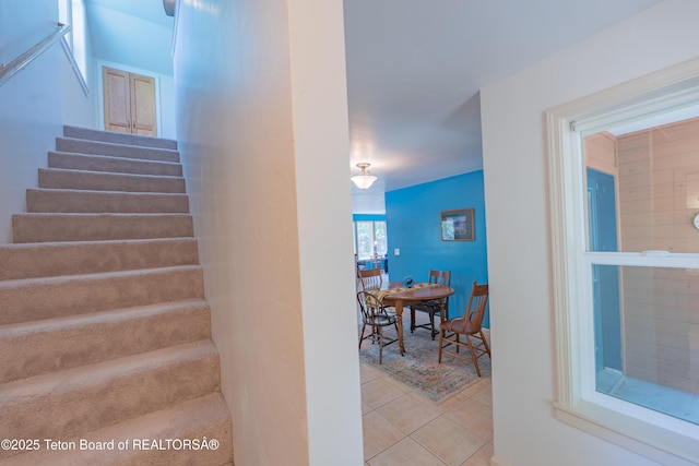 4515 Weslin Trl, Island Park, ID 83429 - stairway featuring tile patterned floors