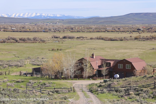 31 Cutoff Rd, Daniel, WY 83115 - view of mountain backdrop with rural landscape and agricultural land