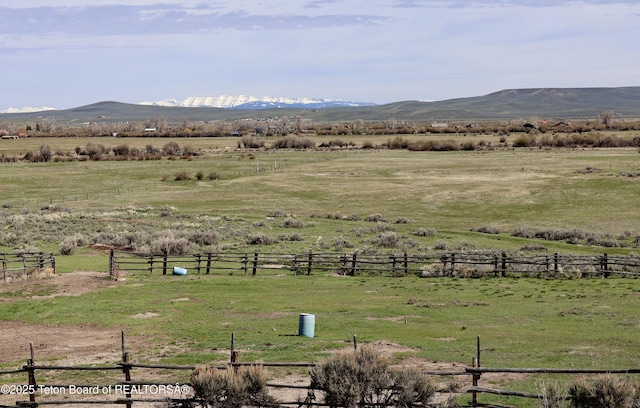 31 Cutoff Rd, Daniel, WY 83115 - view of mountain backdrop with rural landscape and agricultural land