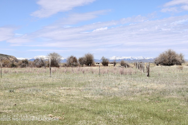 31 Cutoff Rd, Daniel, WY 83115 - view of yard with a view of rural / pastoral area and a mountain view