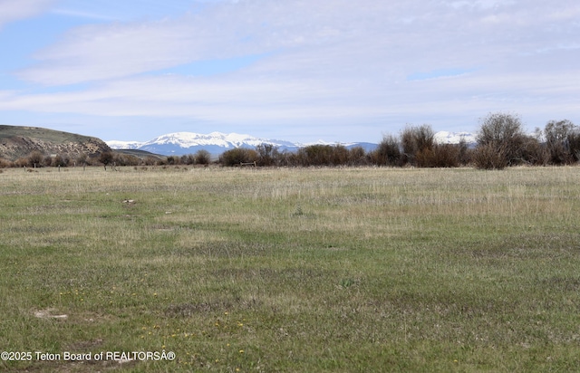 31 Cutoff Rd, Daniel, WY 83115 - view of yard with a view of rural / pastoral area and a mountain view
