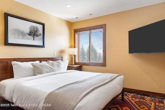 3670 W Michael Dr Unit E-21-E, Teton Village, WY 83025 - bedroom with recessed lighting and baseboards