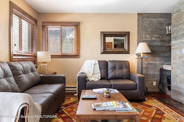 3670 W Michael Dr Unit E-21-E, Teton Village, WY 83025 - living area featuring baseboard heating