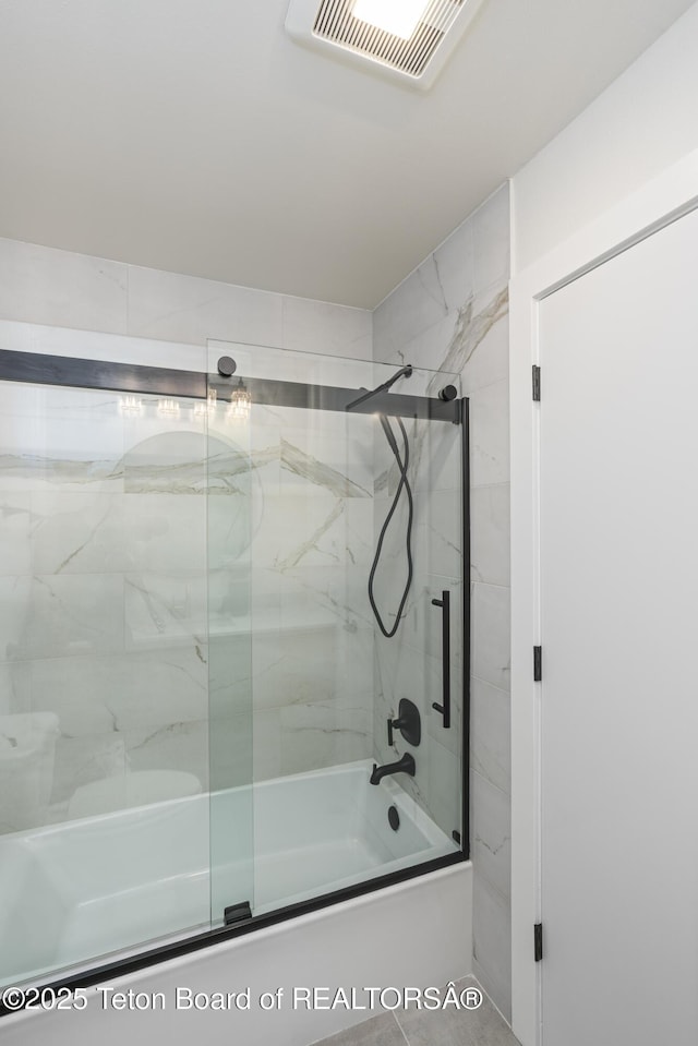 826 Powderhorn Ln Unit C, Jackson, WY 83001 - bathroom with enclosed tub / shower combo
