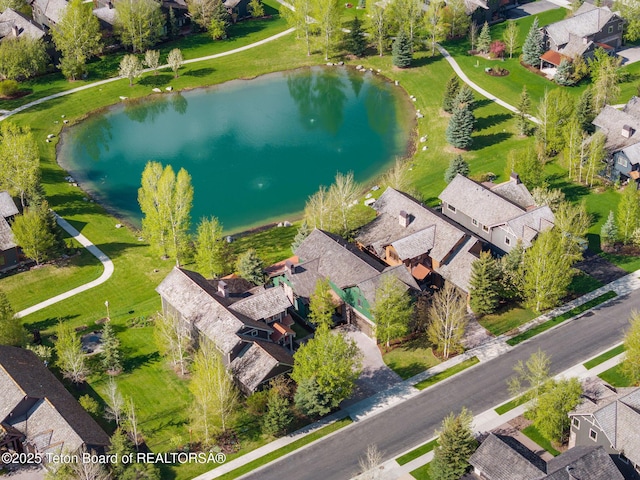 19 Moulton Ln, Victor, ID 83422 - aerial perspective of suburban area with a nearby body of water