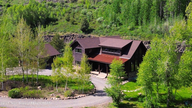 4641 N River Hollow Dr, Ashton, ID 83420 - view of subject property featuring a heavily wooded area