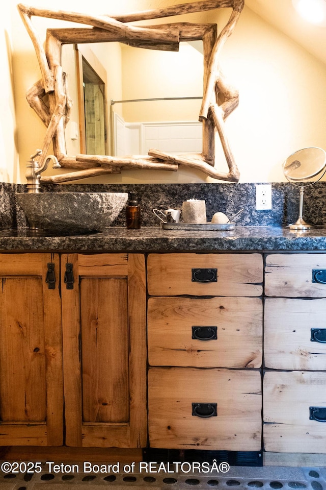 4641 N River Hollow Dr, Ashton, ID 83420 - bathroom featuring vanity