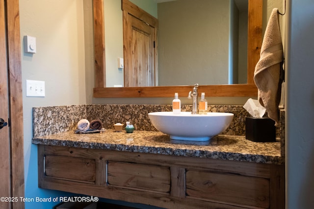 4641 N River Hollow Dr, Ashton, ID 83420 - bathroom with vanity