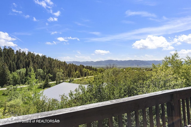 2077 Highland Way, Victor, ID 83455 - view of mountain backdrop with a heavily wooded area